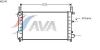 AVA QUALITY COOLING FD2198 Radiator, engine cooling