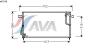 AVA QUALITY COOLING MT5146 Condenser, air conditioning