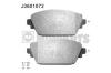 NIPPARTS J3601072 Brake Pad Set, disc brake