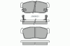 NIPPARTS J3608021 Brake Pad Set, disc brake