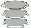 NIPPARTS J3612025 Brake Pad Set, disc brake