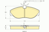 GIRLING 6111051 Brake Pad Set, disc brake