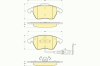 GIRLING 6115502 Brake Pad Set, disc brake