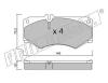 fri.tech. 016.0 (0160) Brake Pad Set, disc brake