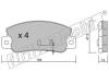 fri.tech. 037.0 (0370) Brake Pad Set, disc brake