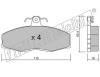 fri.tech. 041.0 (0410) Brake Pad Set, disc brake
