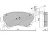 fri.tech. 170.0 (1700) Brake Pad Set, disc brake