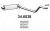ASSO 34.6038 (346038) Middle Silencer