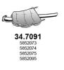 ASSO 34.7091 (347091) End Silencer