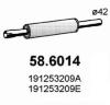 ASSO 58.6014 (586014) Middle Silencer