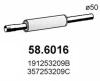 ASSO 58.6016 (586016) Middle Silencer