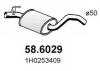 ASSO 58.6029 (586029) Middle Silencer