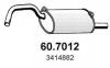 ASSO 60.7012 (607012) End Silencer