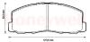 JURID 572295J Brake Pad Set, disc brake