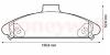 JURID 572371J Brake Pad Set, disc brake