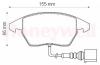 JURID 573128J-AS (573128JAS) Brake Pad Set, disc brake