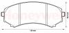 JURID 572497J Brake Pad Set, disc brake