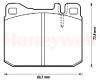 BENDIX 571372X Brake Pad Set, disc brake