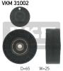 SKF VKM31002 Deflection/Guide Pulley, v-ribbed belt