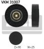 SKF VKM31007 Deflection/Guide Pulley, v-ribbed belt