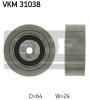 SKF VKM31038 Deflection/Guide Pulley, v-ribbed belt