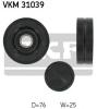 SKF VKM31039 Deflection/Guide Pulley, v-ribbed belt