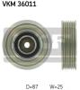 SKF VKM36011 Deflection/Guide Pulley, v-ribbed belt