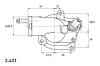BEHR THERMOT-TRONIK 2.421.87.355 (242187355) Thermostat, coolant