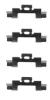 FERODO FBA449 Accessory Kit, disc brake pads