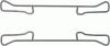 FERODO FBA519 Accessory Kit, disc brake pads