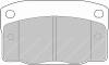 FERODO FDB1035 Brake Pad Set, disc brake