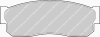 FERODO FDB293 Brake Pad Set, disc brake