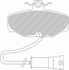 FERODO FSL408 Brake Pad Set, disc brake
