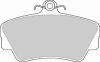 FERODO FSL671 Brake Pad Set, disc brake