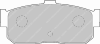 FERODO FDB796 Brake Pad Set, disc brake