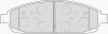 FERODO FDB4002 Brake Pad Set, disc brake