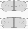 FERODO FDB4000 Brake Pad Set, disc brake