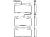 BREMBO P23078 Brake Pad Set, disc brake
