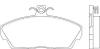 BREMBO P44010 Brake Pad Set, disc brake