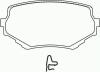 BREMBO P79009 Brake Pad Set, disc brake
