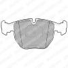 DELPHI LP1003 Brake Pad Set, disc brake