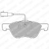 DELPHI LP1408 Brake Pad Set, disc brake