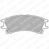 DELPHI LP1502 Brake Pad Set, disc brake