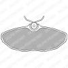 DELPHI LP1505 Brake Pad Set, disc brake