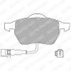 DELPHI LP1525 Brake Pad Set, disc brake