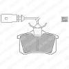 DELPHI LP1556 Brake Pad Set, disc brake