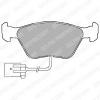 DELPHI LP1598 Brake Pad Set, disc brake