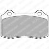 DELPHI LP1700 Brake Pad Set, disc brake