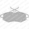DELPHI LP1716 Brake Pad Set, disc brake