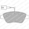 DELPHI LP1722 Brake Pad Set, disc brake